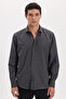 Men's Regular Fit Classic Cut Cotton Easy-Iron Dobby Smoked Shirt