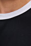 Men's Regular Fit Classic Cut 100% Cotton Short Sleeve Crew Neck Black T-Shirt - 5