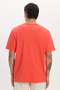 Unisex Relax Fit Comfortable Cut 100% Cotton Soft Textured Lightweight Thick Pomegranate Crew Neck T-Shirt - 8