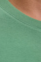 Unisex Relax Fit Relaxed Fit 100% Cotton Soft Textured Lightweight Thick Green Crew Neck T-Shirt - 7
