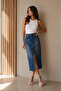 Women's Plus Size Denim Skirt