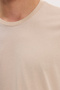 Unisex Slim Fit Slim Fit 100% Cotton Soft Textured Stone Crew Neck T-Shirt - 6