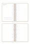 2026-2027 A5 Spiral Bound Dirt and Water Resistant Academic Planner Beige - 15