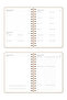 2026-2027 A5 Spiral Bound Dirt and Water Resistant Academic Planner Beige - 10