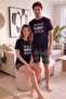 Lover Family Pajamas with Black Hubby Shorts - Men's Set - 7