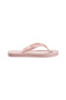 Women's Comfortable Sole Logo Detailed Flip-Flop Pink Slippers