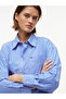 Tjw Women's Oversize Essential Noble Blue/Striped Shirt Ext