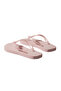 Women's Comfortable Sole Logo Detailed Flip-Flop Pink Slippers - 4