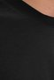 Men's Boxy Fit Loose Cut 100% Cotton Crew Neck Black T-Shirt - 6