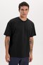 Men's Boxy Fit Loose Cut 100% Cotton Crew Neck Black T-Shirt - 3