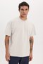 Men's Boxy Fit Loose Fit 100% Cotton Crew Neck Stone T-Shirt