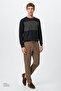 Tie-Waist Regular Leg Jogger Mink Men's Trousers Ace001261525_Viz - 4