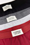 Black-Grey Melange-Red 3 Pack Tag Detailed Flexible Boxer Tmnaw27Bx00003 - 2