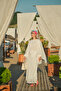 Women's Detailed Belted Suit White - 3