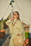 Women's Detailed Belted Suit Green - 8