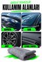3 Pcs Microfiber Cloth Set Car Wash Auto Application Cleaning Cloth 40X40 cm - 5