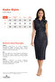 Women's Relax Fit Comfortable Cut 100% Cotton Chest Drawstring Detailed Slit Maxi Length Navy Blue Denim Dress - 3
