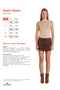 Women's Regular Fit Classic Cut Viscose Fabric Turtleneck Zero Sleeve Beige Blouse - 2