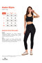 Women's Slim Fit Slim Fit Slim Strap Square Neck Black Crop - 3