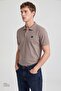 Regular Fit Normal Cut Polo Collar 100% Cotton T-Shirt