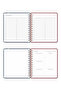 2026-2027 18X20 Spiral Bound Square Weekly Academic Planner - Flower - 10