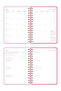 2026-2027 A5 Spiral-Bound Academic Weekly Planner 16 Months - Baby Pink - 11
