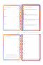 2026-2027 A5 Spiral-Bound Colorful Academic Planner with 16-Month Motivational Pages - Cherry - 14