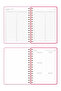 2026-2027 A5 Spiral-Bound Academic Weekly Planner 16 Months - Baby Pink - 10