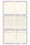 2026-2027 Weekly Academic Vertical Agenda Claret Red - 18X20 cm - 10