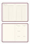 Charm Attachable 2026-2027 A5 Linen Academic Weekly Planner 16 Months - Burgundy - 10
