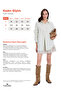 Women's Oversize Wide Cut 100% Cotton Muslin Fabric Long Sleeve Pocketed Textured Light Mint Shirt - 3