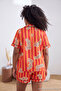 Multi Color Animal Printed Large Size Pajama Set Tbbss26Ai00113 - 4