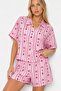 Sweet Strawberry Lounge Shorts Pajama Set