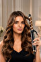 Ar5186 Volume Pro Hair Curling Iron, Keratin and Argan Oil Plate, 25 mm Curling Iron Diameter, Black - 3