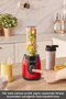 Blendfit Go Personal Kişisel Smoothie Blender Çift Hazne Kırmızı 600ml & 400 ml - 7