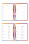 2026-2027 A5 Spiral-Bound Colorful Academic Planner with 16-Month Motivational Pages - Cherry - 13