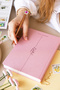 2026-2027 Dirt and Water Resistant Hard Cover A5 Academic Planner with Charm Attachment 16 Months - Pink - 4
