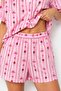 Sweet Strawberry Lounge Shorts Pajama Set - 3