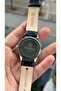 Original Black Genuine Leather Cord Men's Wristwatch 3 Atm Water Resistant - Hme2073C2 - 4