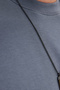 Men's Boxy Fit Loose Cut 100% Cotton Crew Neck Dark Gray T-Shirt - 8