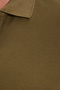 Men's Slim Fit Premium Series 100% Cotton Soft Textured Mercerized Khaki Polo Collar T-Shirt - 6