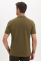 Men's Slim Fit Premium Series 100% Cotton Soft Textured Mercerized Khaki Polo Collar T-Shirt - 7