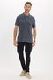Men's Slim Fit Premium Series 100% Cotton Soft Textured Mercerized Gray Polo Collar T-Shirt - 3