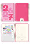 2026-2027 A5 Spiral-Bound Academic Weekly Planner 16 Months - Baby Pink - 7