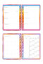 2026-2027 A5 Spiral Bound Colorful Academic Planner with 16-Month Motivational Pages - Heart - 13