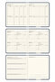 Charm Attachable 2026-2027 Weekly Academic Vertical Agenda Navy Blue - 18X20 cm - 11