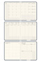 Charm Attachable 2026-2027 Weekly Academic Vertical Agenda Navy Blue - 18X20 cm - 9