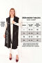 Segmented Vest Plus Size Leather-Trimmed Modal Fabric - 6