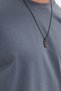 Men's Boxy Fit Loose Cut 100% Cotton Crew Neck Dark Gray T-Shirt - 7