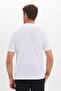Men's Slim Fit Slim Fit Viscose Fabric Patterned Plain Pique Buttonless White Polo Neck T-Shirt - 8